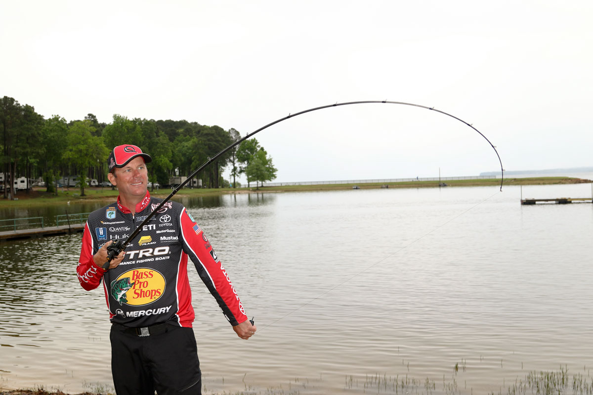 When flipping and pitching with braid, Kevin VanDam uses a rod with a more  parabolic bend rather than the “broomstick” favored by many. - Mississippi  Sportsman