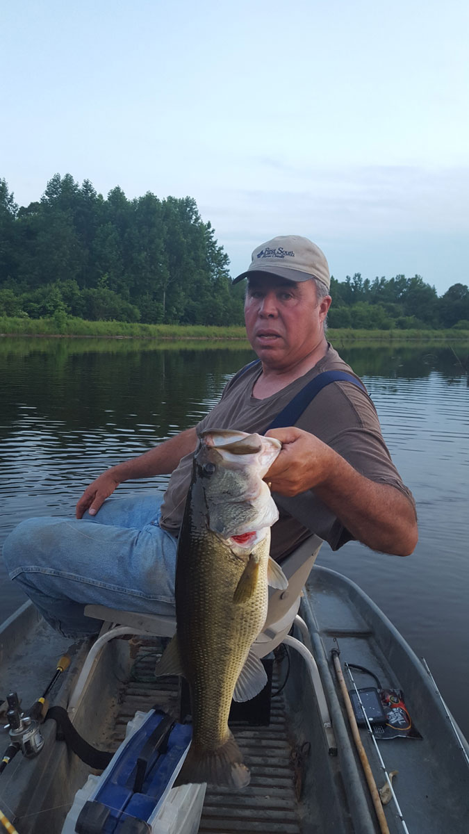 Ken Covington, known by many as the “Minnow Man,” raises minnows and  wholesales them to bait shops all over Mississippi and Alabama. He also  enjoys using his products to catch big bass. 